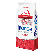 Сухой корм для собак Monge Dog All breeds Adult Active, 15 кг
