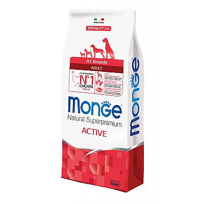 Сухий корм для собак Monge Dog All breeds Adult Active, 15 кг