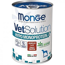 Вологий корм для собак Monge VetSolution Wet Hypo canine ягня, 400 г