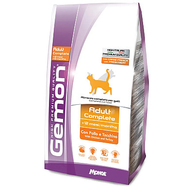 Сухой корм для кошек Gemon Cat Adult курица с индейкой, 1.5 кг