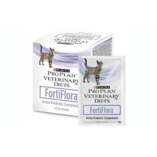 Пробиотик Purina Pro Plan Veterinary Diets FortiFlora Feline Probiotic для поддержания микрофлоры ЖКТ, для кошек и котят, 30х1 г