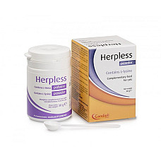 Порошок Candioli Herpless Plus Powder Херплес Плюс для уменьшения симптомов герпес вируса у кошек, 30 г