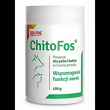 Порошок Dolfos ChitoFos ХитоФос для поддержания функции почек у кошек и собак, 150 г