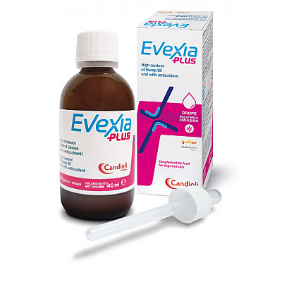 Добавка Candioli Evexia Plus Евексія Плюс знеболююча для собак, котів, 40 мл