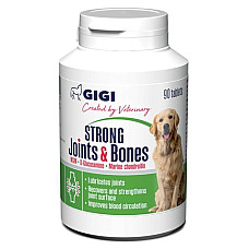 Таблетки GIGI ActiVet Strong Joints & Bones АктиВет для укрепления суставов и костей у собак, 90 таб