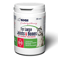 Таблетки GIGI ActiVet For Large Joints & Bones АктиВет 20 для укрепления суставов и костей у собак, 240 таб