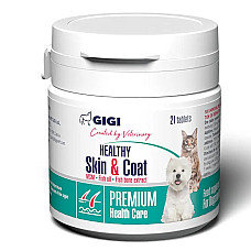 Таблетки GiGi Cod-Omega-Plus Healthy Skin & Coat Код-Омега-Плюс для кожи и шерсти собак и кошек, 21 таб