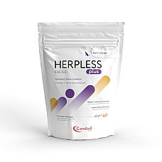 Таблетки Candioli Herpless Plus Fasile Херплес Плюс Фесиль для уменьшения симптомов вируса герпес у кошек, 60 г/30 таб