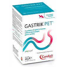 Таблетки Candioli Gastrik Pet Гастрик Пэт при заболеваниях ЖКТ у собак, кошек, 30 таб