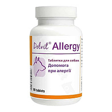 Таблетки Dolfos Dolvit Allergy Долвит Аллерджи для собак от аллергии, 90 таб