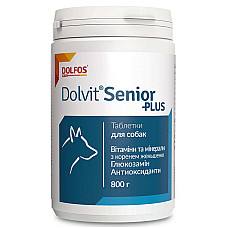 Таблетки Dolfos Dolvit Senior Plus Долвит Сеньор Плюс для собак от 7 лет, для предотвращения процесса старения, 500 таб