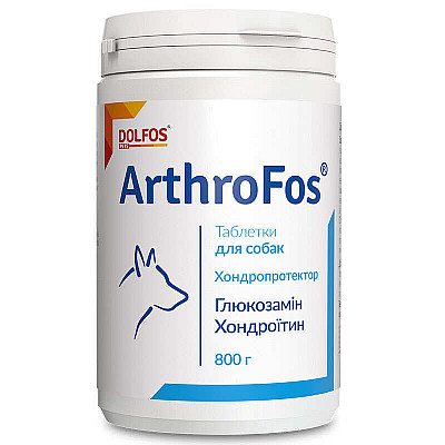 Таблетки Dolfos ArthroFos АртроФос для опорно-двигательной системы собак, 800 грм
