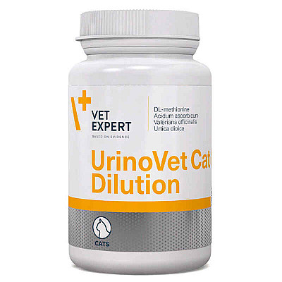 Капсулы VetExpert UrinoVet Cat Dilution Уриновет Кэт Дилюшн для подкисления мочи кошек с проблемами мочевыводящих путей, 45 капс