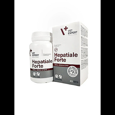 Таблетки VetExpert Hepatiale Forte Large Breed Гепатиале Форте Лардж Брид для поддержки и восстановления функций печени у собак больших пород, 40 таб