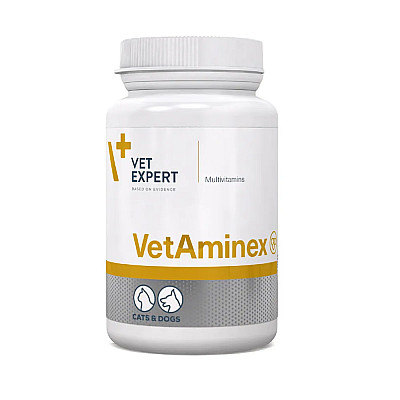 Капсулы VetExpert VetAminex ВетАминекс комплекс витаминов и минералов для кошек и собак, 60 капс