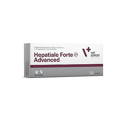 Таблетки VetExpert Hepatiale Forte Forte Advanced Гепатиале Форте Эдвансд для поддержки функций печени у собак и кошек, 30 таб