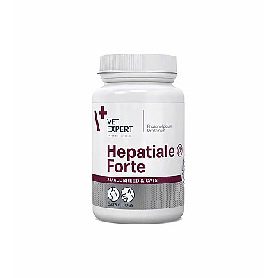 Капсули VetExpert Hepatiale Forte Small breed & cats Гепатіале Форте смол брід енд кетс підтримки функцій печінки собак дрібних порід і кішок, 40 капс