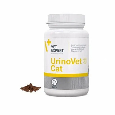 Капсулы VetExpert UrinoVet Cat УриноВет Кэт для поддержки и восстановления функций мочевой системы кошек, 45 капс