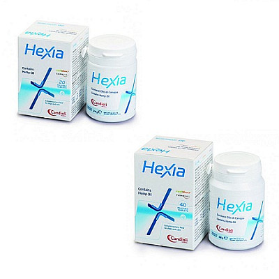 Таблетки Candioli Hexia Гексия обезболивающие для собак и кошек, 20 таб