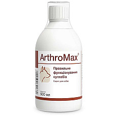 Сироп Dolfos ArthroMax АртроМакс для суставов с глюкозамином и хондроитином для собак и кошек, 500 мл