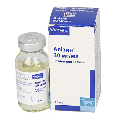 Раствор для инъекций Virbac Alizin Ализин для собак и кошек, 10 мл