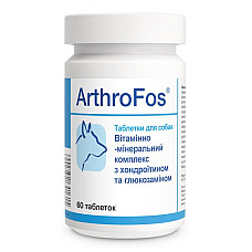 Таблетки Dolfos ArthroFos АртроФос для опорно-двигательной системы собак, 60 таб
